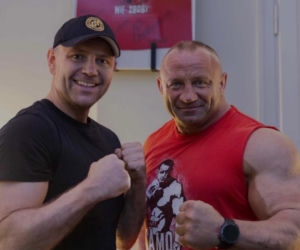 Mariusz Pudzianowski i Karol Nawrocki