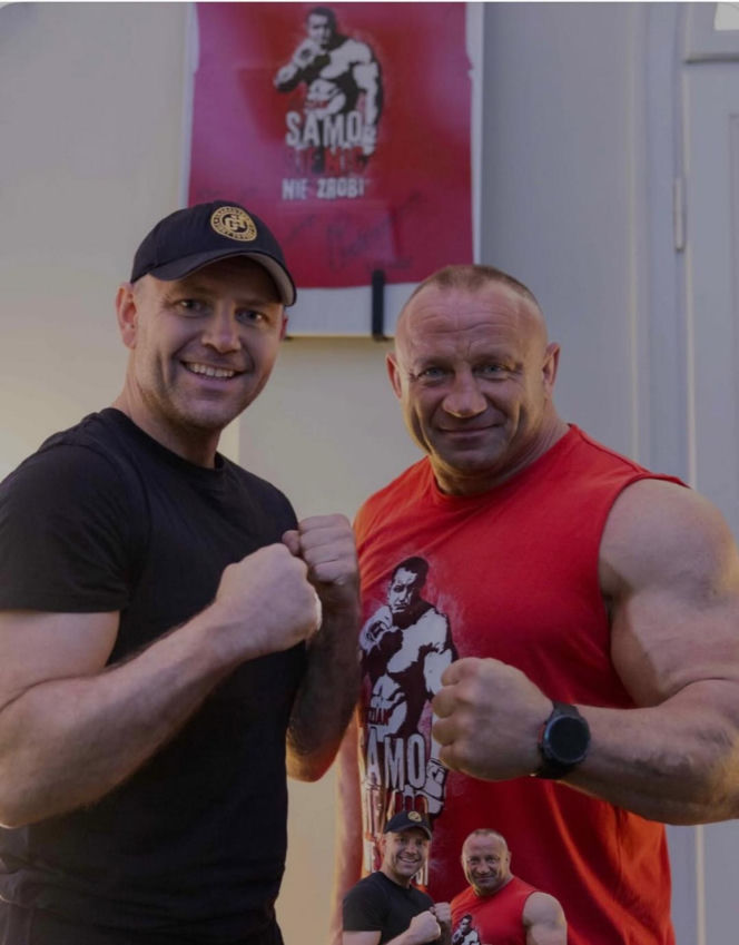 Mariusz Pudzianowski i Karol Nawrocki
