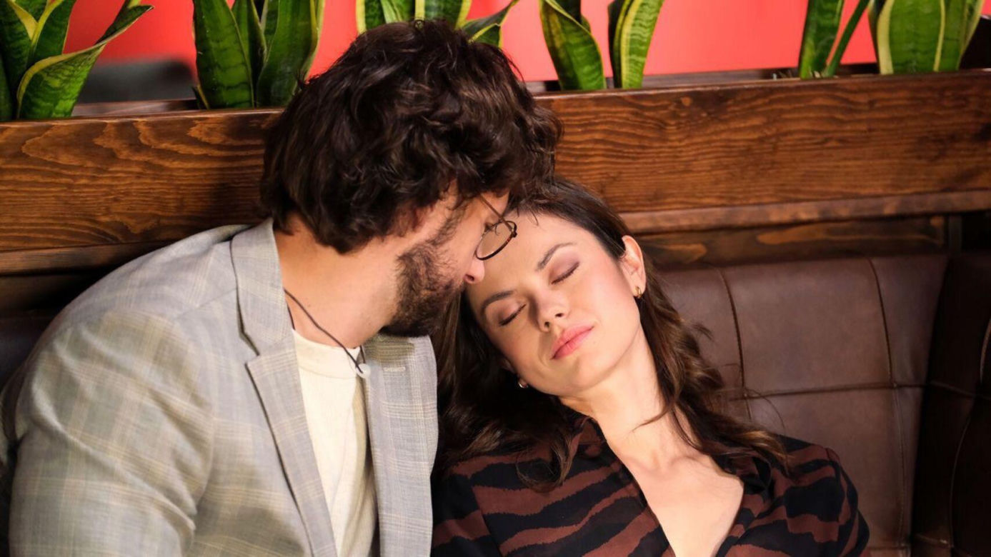 	M jak miłość odc. 1847. Kasia (Paulina Lasota), Mariusz (Mateusz Mosiewicz)