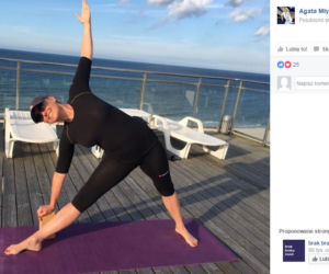 Agata Młynarska nad polskim morzem