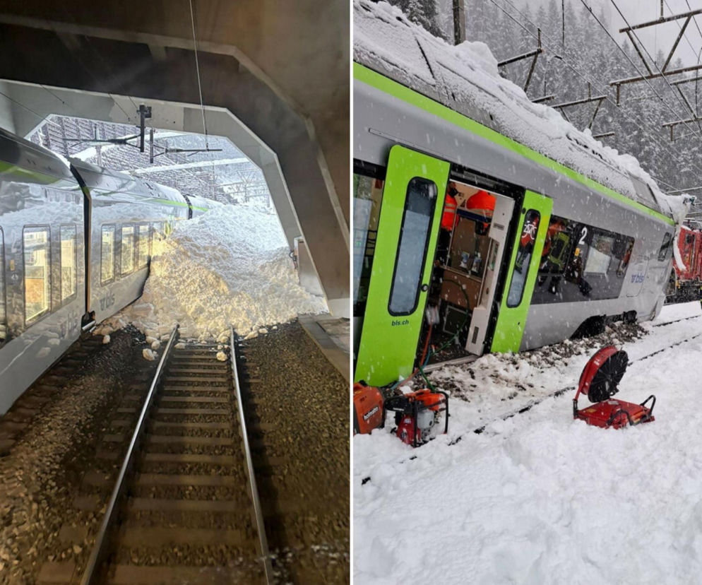 Szwajcaria/ Wykoleił się pociąg w Alpach, trwa akcja ratunkowa