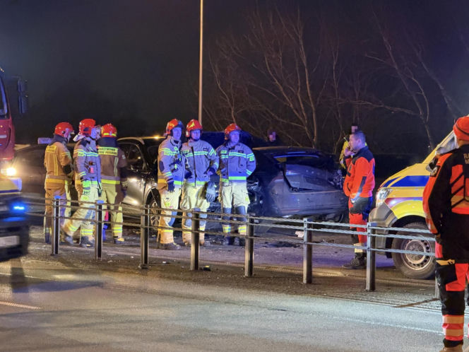 Karambol na moście Grota-Roweckiego