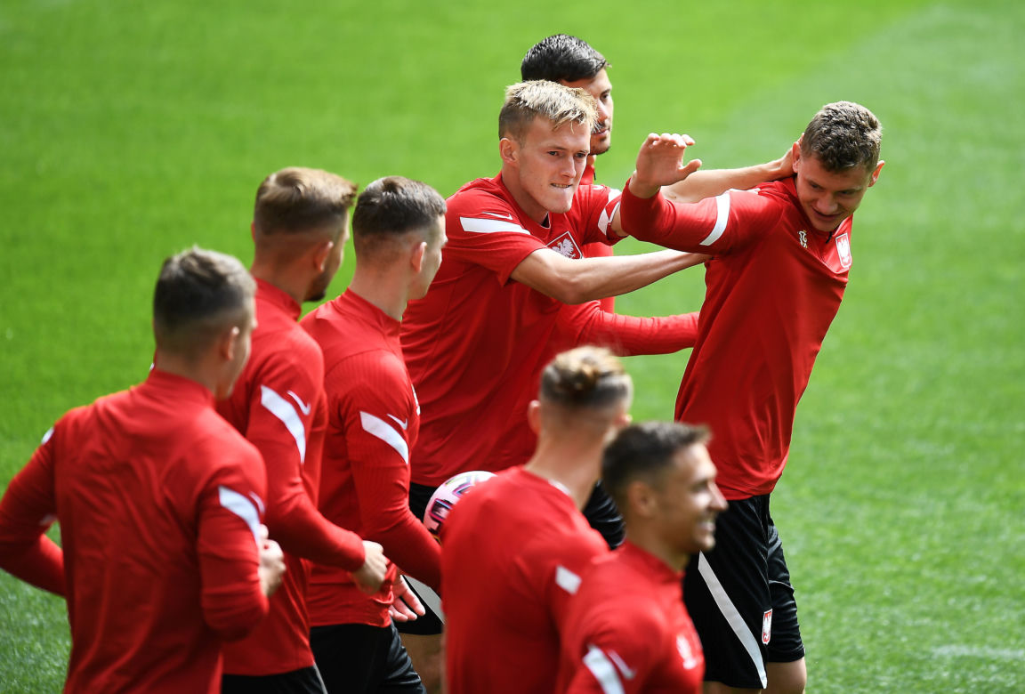Euro 2021: Polacy w dobrych nastrojach podczas treningu przed meczem ze Słowacją [ZDJĘCIA]