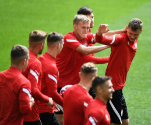Euro 2021: Polacy w dobrych nastrojach podczas treningu przed meczem ze Słowacją [ZDJĘCIA]