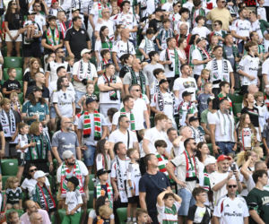 Legia Warszawa - Zagłębie Lubin: Zdjęcia kibiców