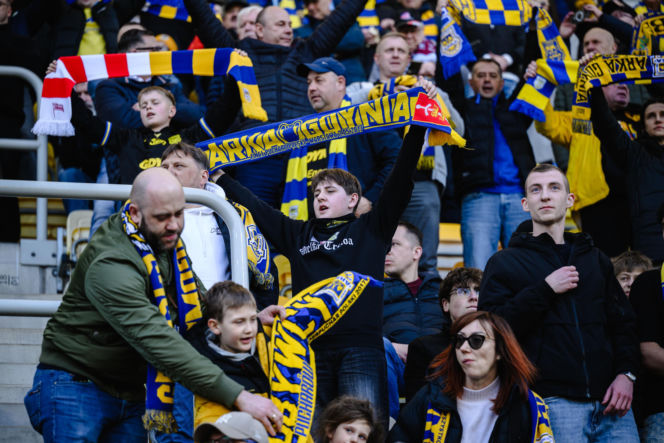 Arka Gdynia - Jagiellonia Białystok: Zdjęcia kibiców i zawodników z meczu 29. kolejki PKO BP Ekstraklasy