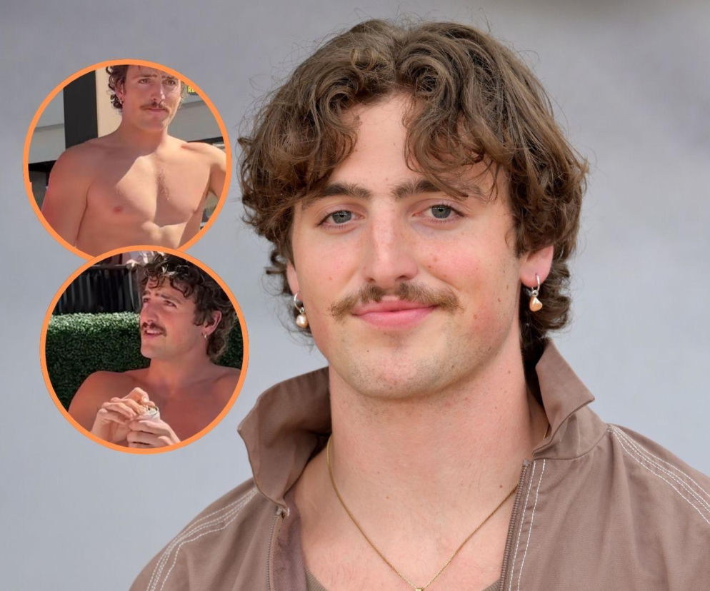 Benson Boone zrzucił koszulkę i wskoczył do wanny z... puszkami. Takie sceny w Los Angeles