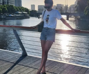 Agnieszka Radwańska na wakacjach