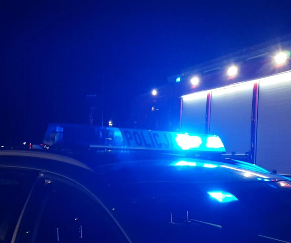 Kierowca uderzył w bariery, był reanimowany