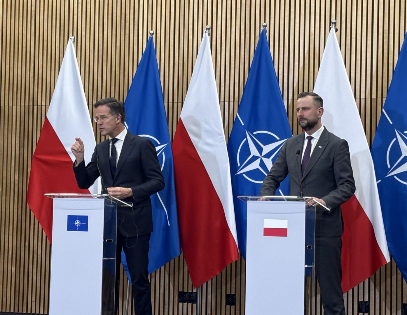 Sekretarz Generalny NATO Mark Rutte w Polsce