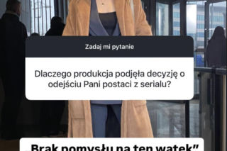 M jak miłość. Hanna Turnau o odejściu z serialu