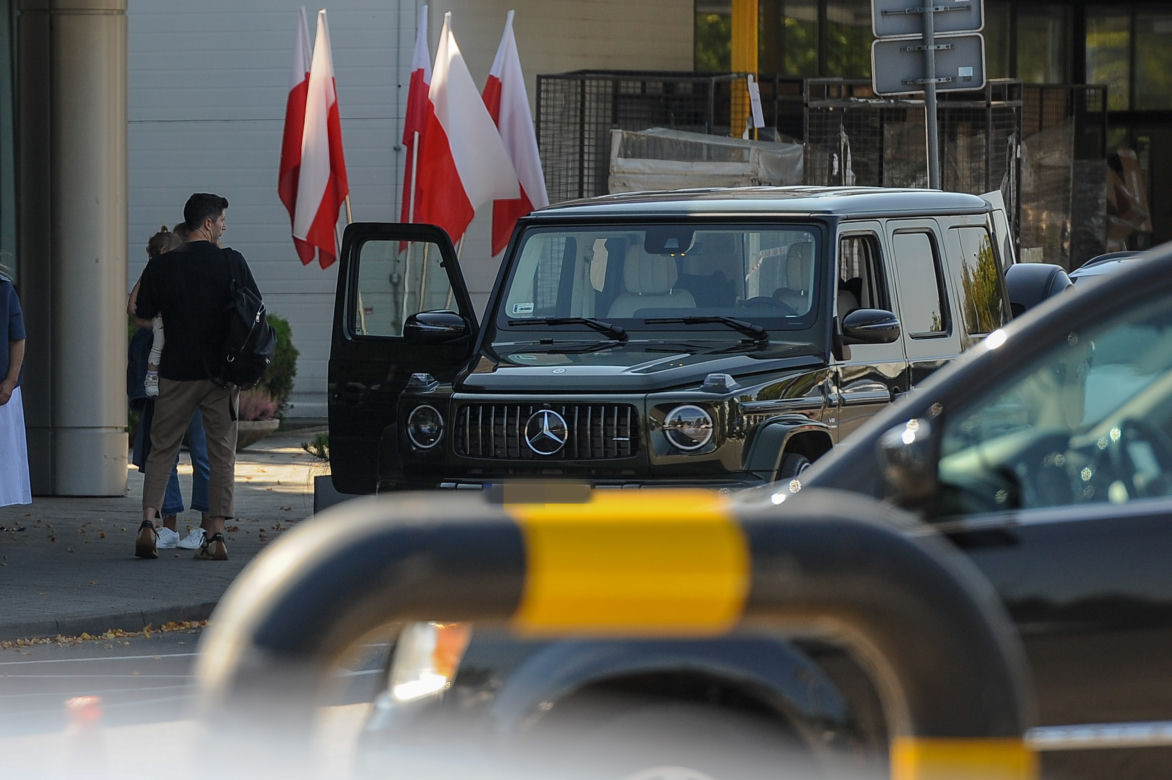 Rozczulające pożegnania Lewandowskiego z teściową