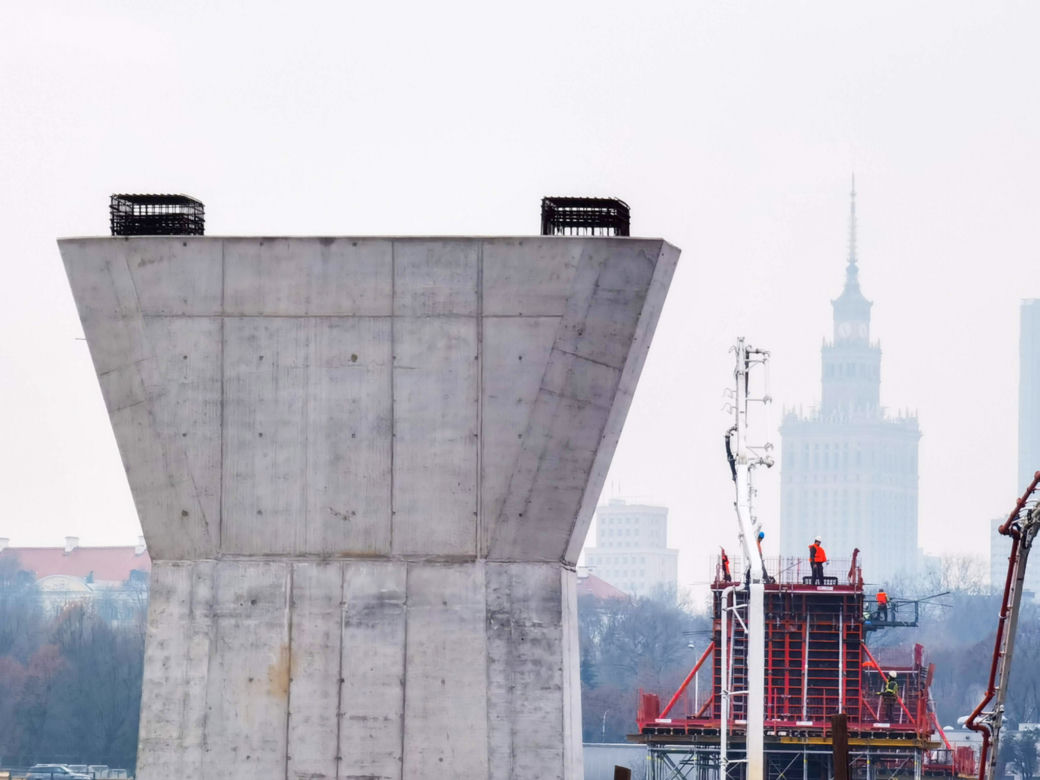 Warszawa. Powstaje nowy most nad Wisłą. Zakończył się kolejny etap budowy!
