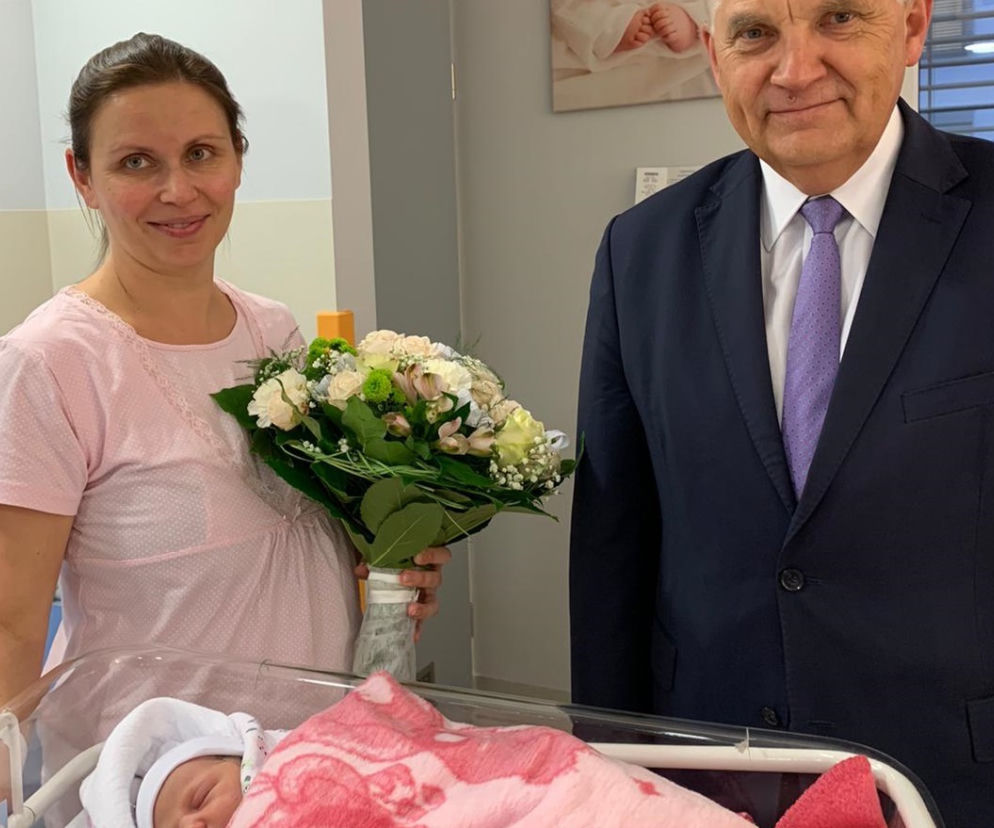 Białystok. Maja urodziła się 1 stycznia 2020 roku. Odwiedził ją prezydent Truskolaski