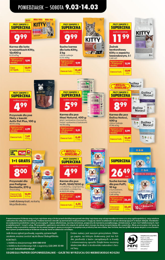 Biedronka - gazetka promocyjna 9.03.2026