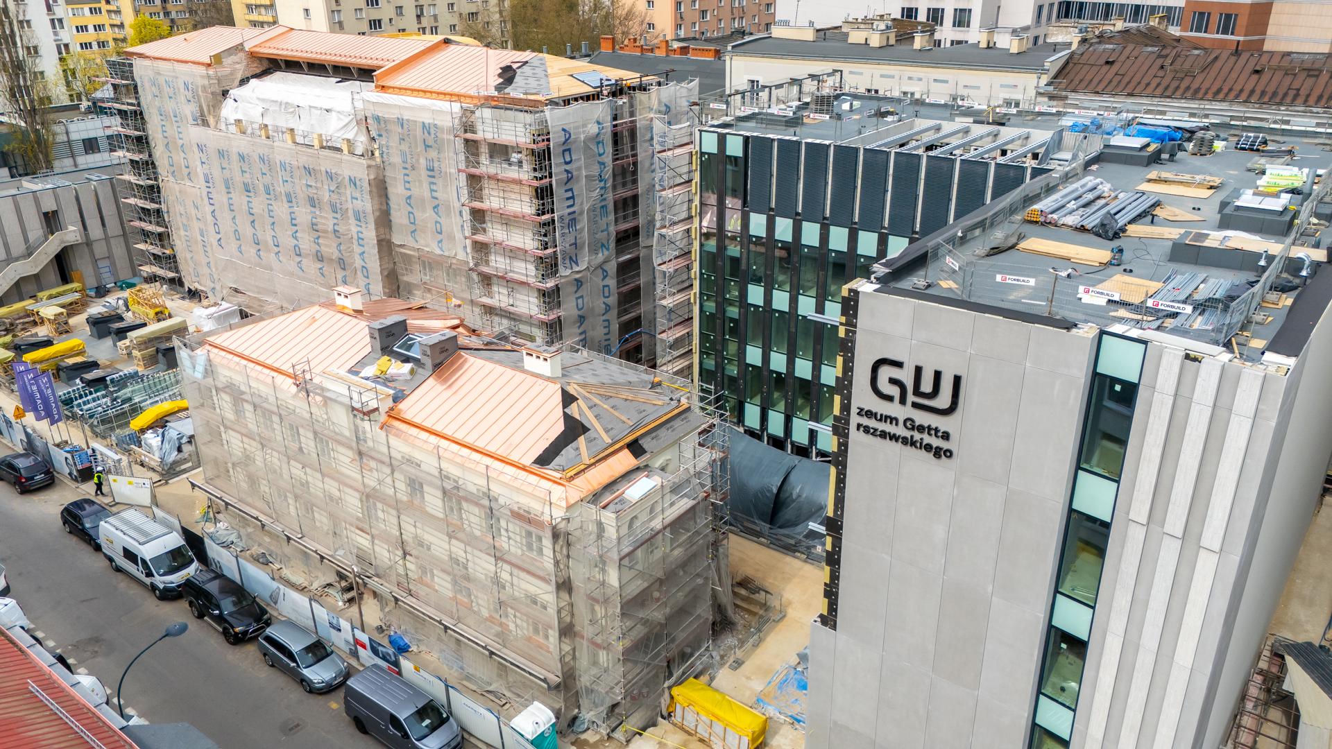 Budowa Muzeum Getta Warszawskiego - kwiecień 2026