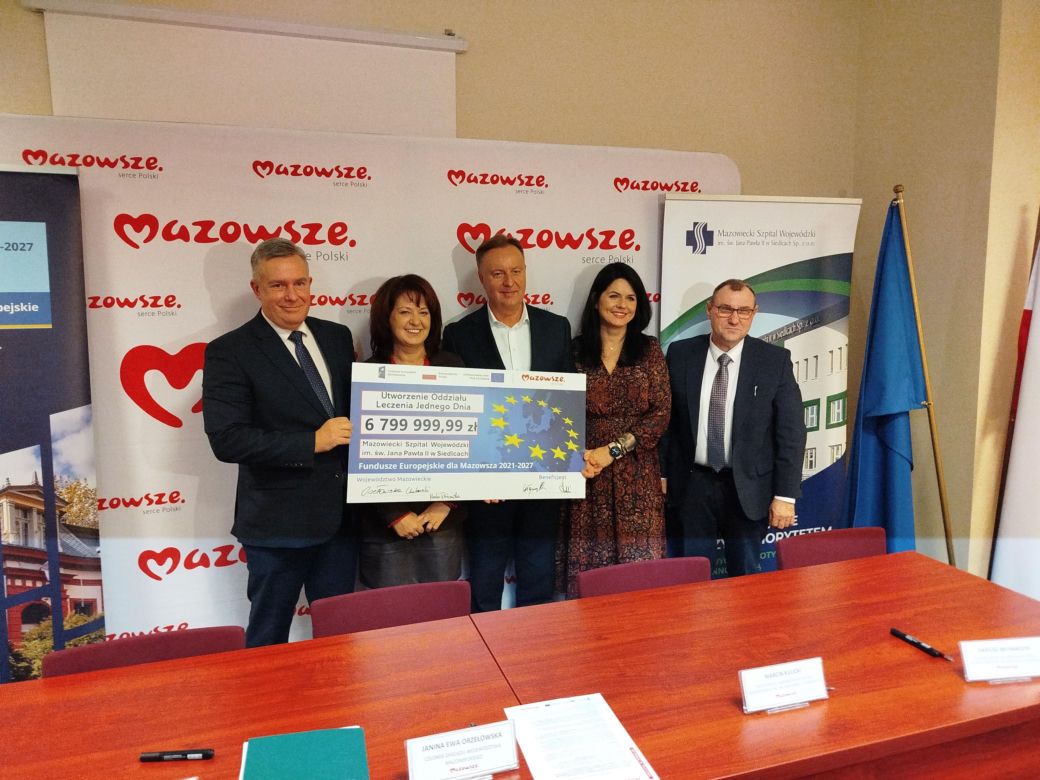 Szpital Leczenia Jednego Dnia w Siedlcach - umowa podpisana