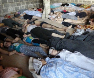 Syria, zagazowane ciała