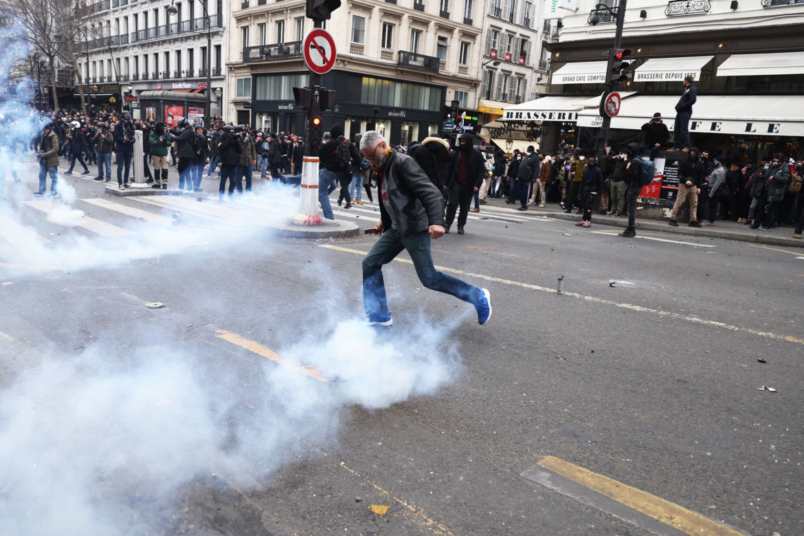 Protest we Francji