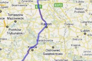 Trasa E77 Warszawa-Kraków