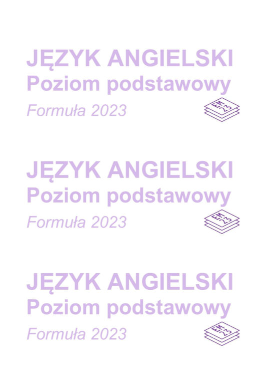 Matura 2026 z angielskiego: arkusze CKE, poziom podstawowy [Formuła 2023] 06.05.2026
