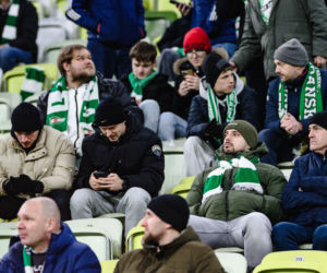 Lechia Gdańsk - Górnik Zabrze, zdjęcia kibiców i zawodników z meczu 18, kolejki PKO BP Ekstraklasy