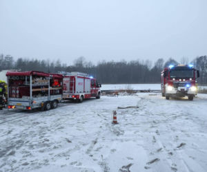 Kolejny pożar w zakładzie recyklingu w Przysiece Polskiej niedaleko Kościana