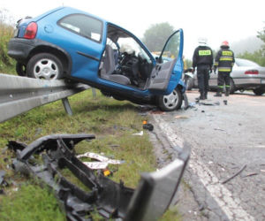 Zginęli przez sarnę