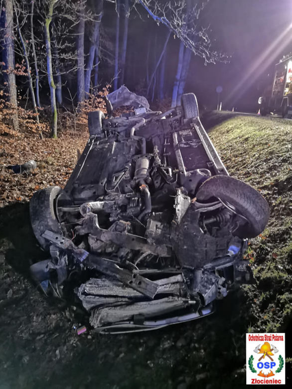 Wypadek na drodze krajowej nr 20