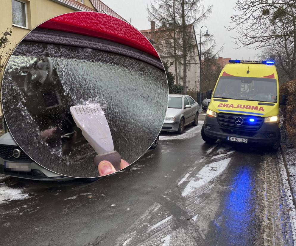Gołoledź i utrudnienia na Dolnym Śląsku