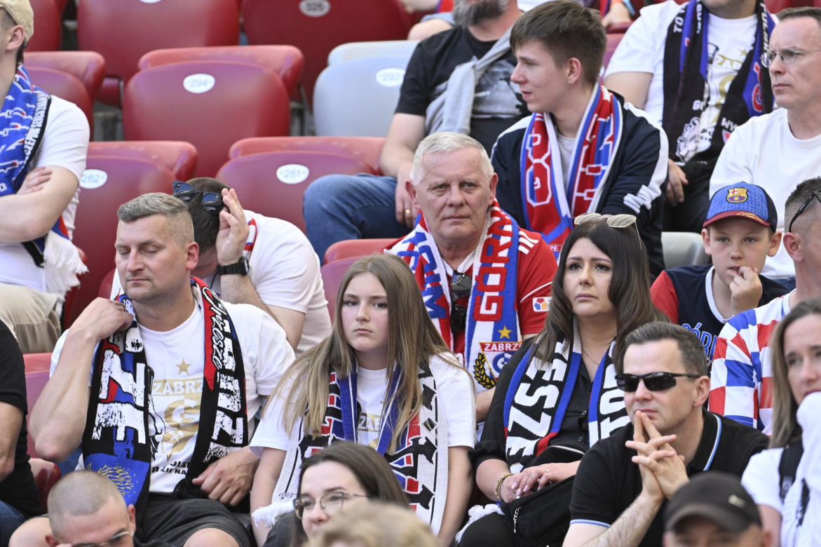 Kibice na finale Pucharu Polski: Górnik - Raków