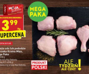 świeże uda i podudzia z kurczaka 3,99 zł