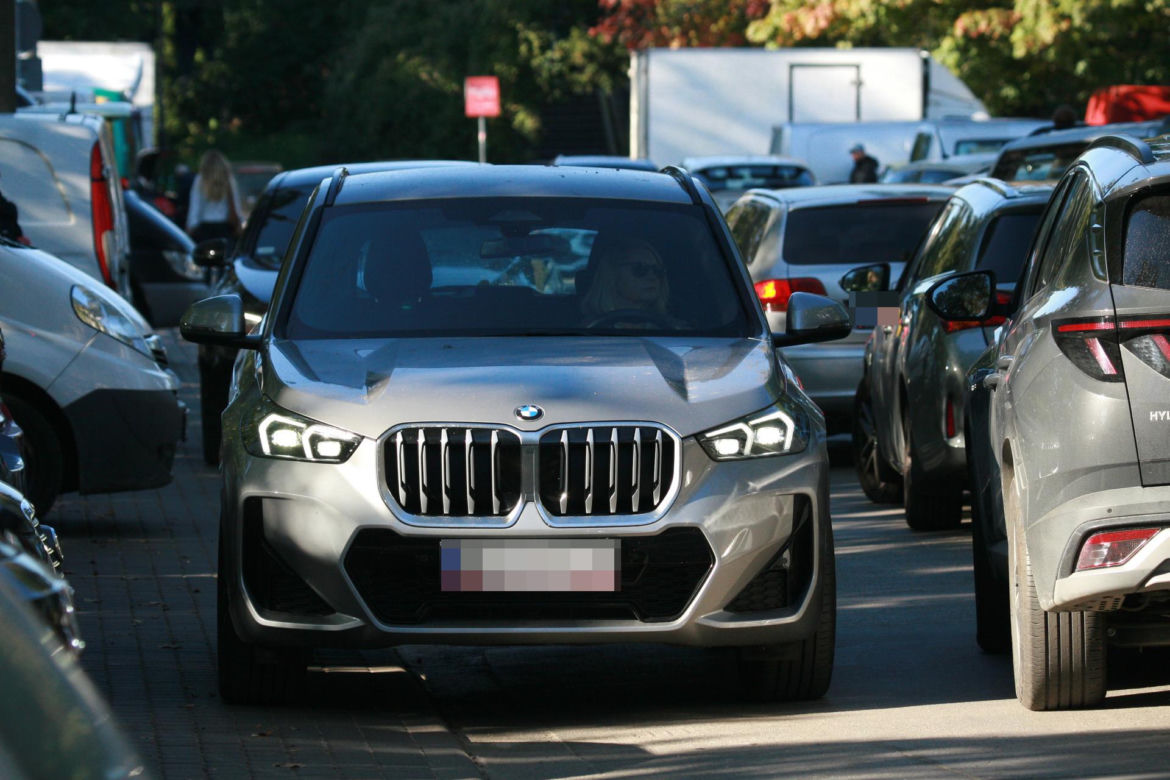 Małgorzata Tusk w wypożyczonym BMW.