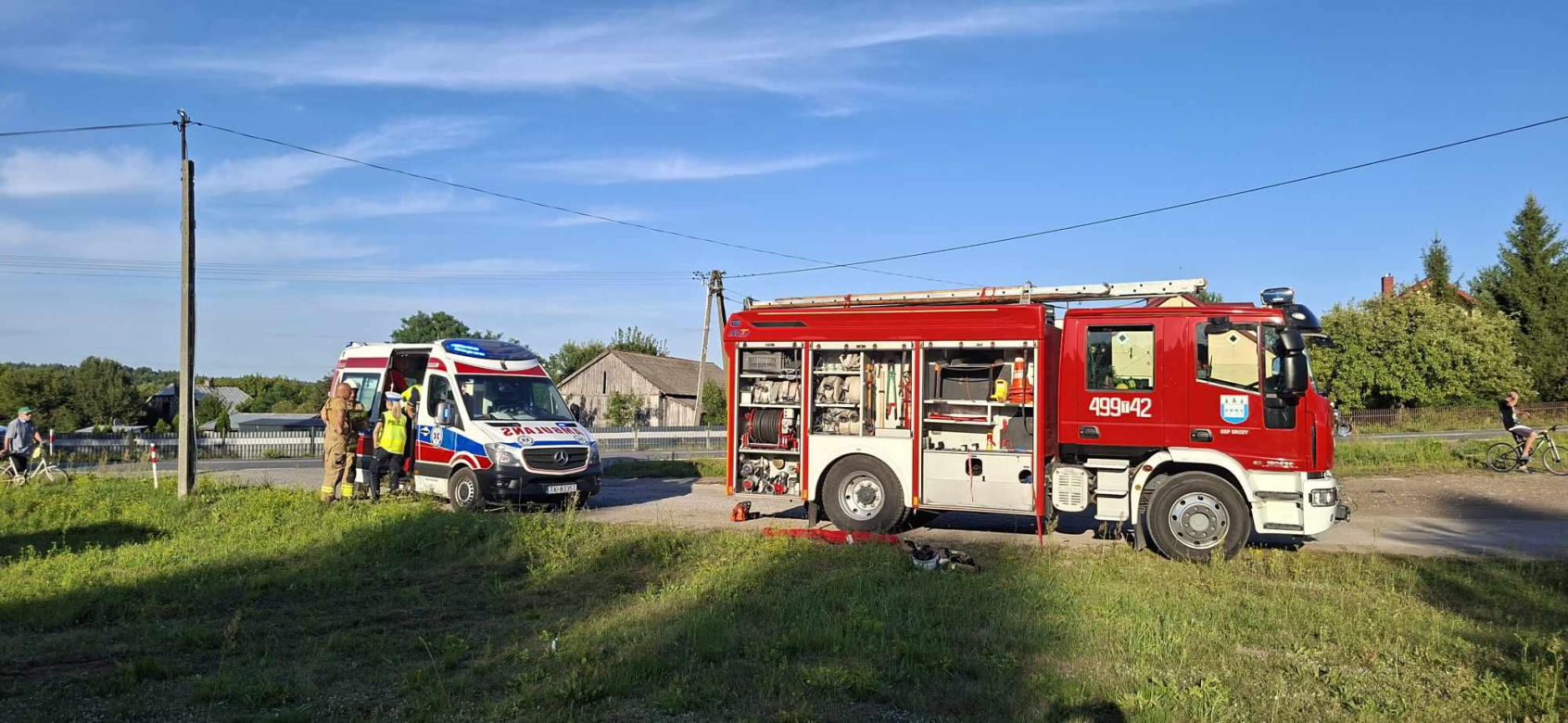 Wypadek w Młynku