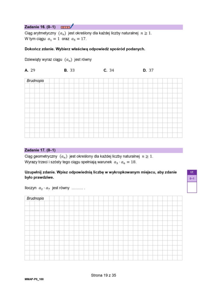arkusz maturalny CKE - matematyka podstawowa