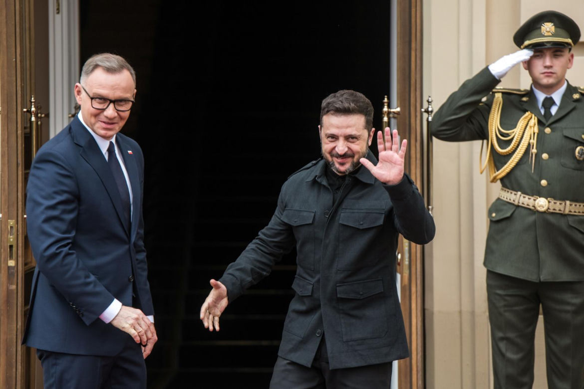 Wołodymyr Zełenski odznaczył Andrzeja Dudę Orderem Wolności. „Za wybitne zasługi”