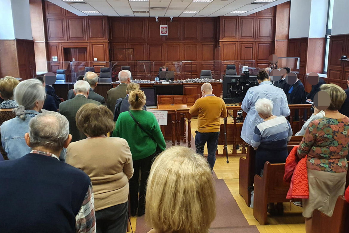 Mieszkańcy Śródmieścia tłumnie przyszli na ogłoszenie wyroku w Sądzie Okręgowym 