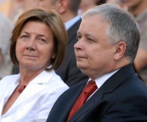 Lech Kaczyński i Maria Kaczyńska