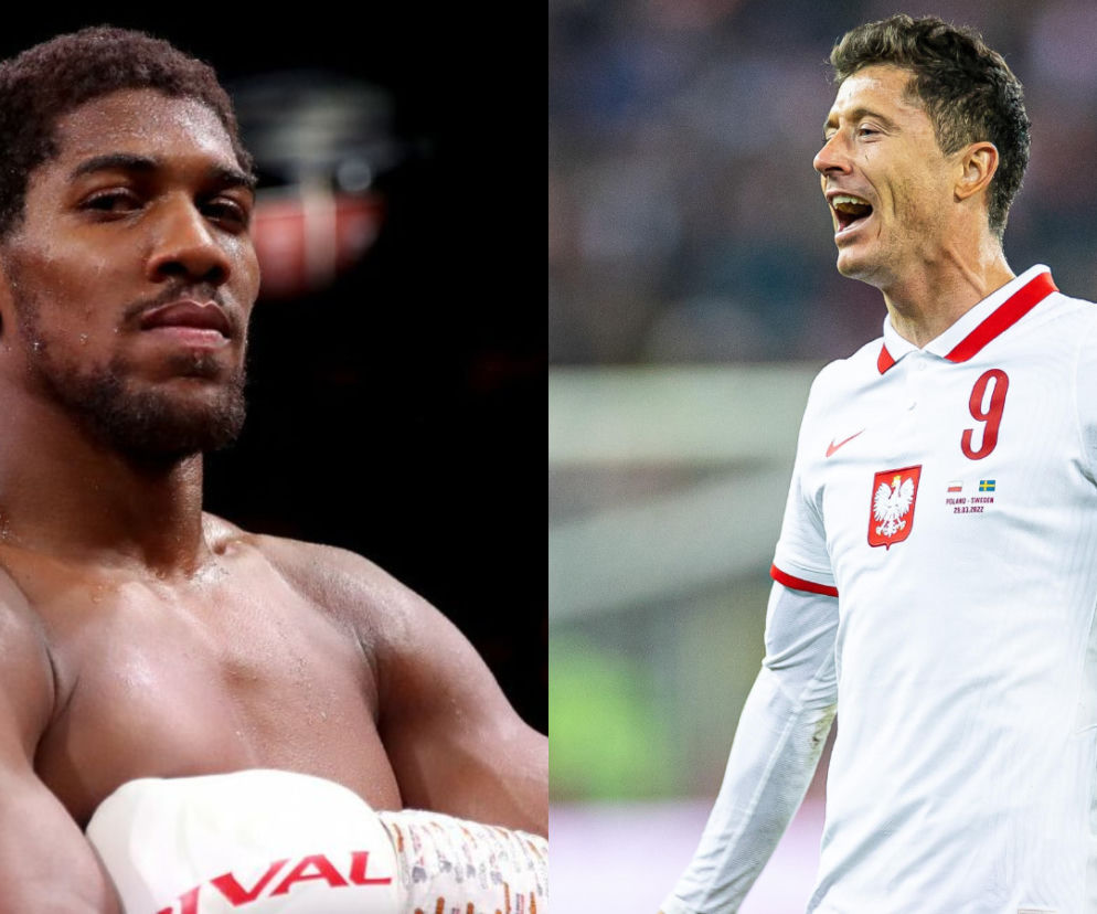 Anthony Joshua i Robert Lewandowski