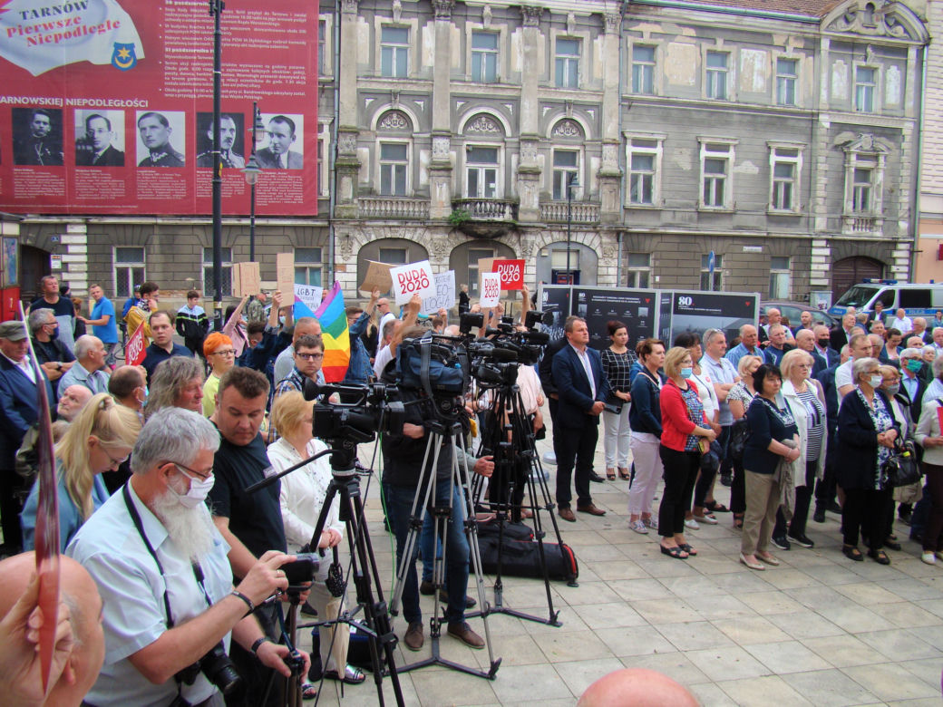 LGBT to nie ideologia - protest podczas wizyty Beaty Szydło
