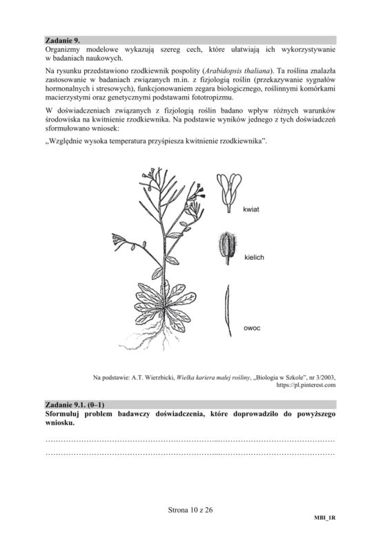 Matura 2020 ARKUSZE CKE z biologii POZIOM ROZSZERZONY 