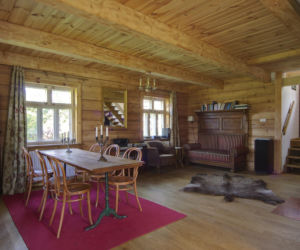 Drewniany dom na Podlasiu