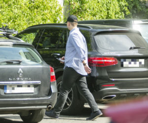 Bartłomiej Misiewicz w Mercedesie Klasy GLC 250 4MATIC