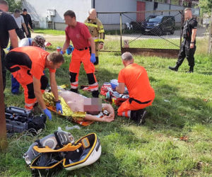 Konserwator zasłabł w studzience kanalizacyjnej
