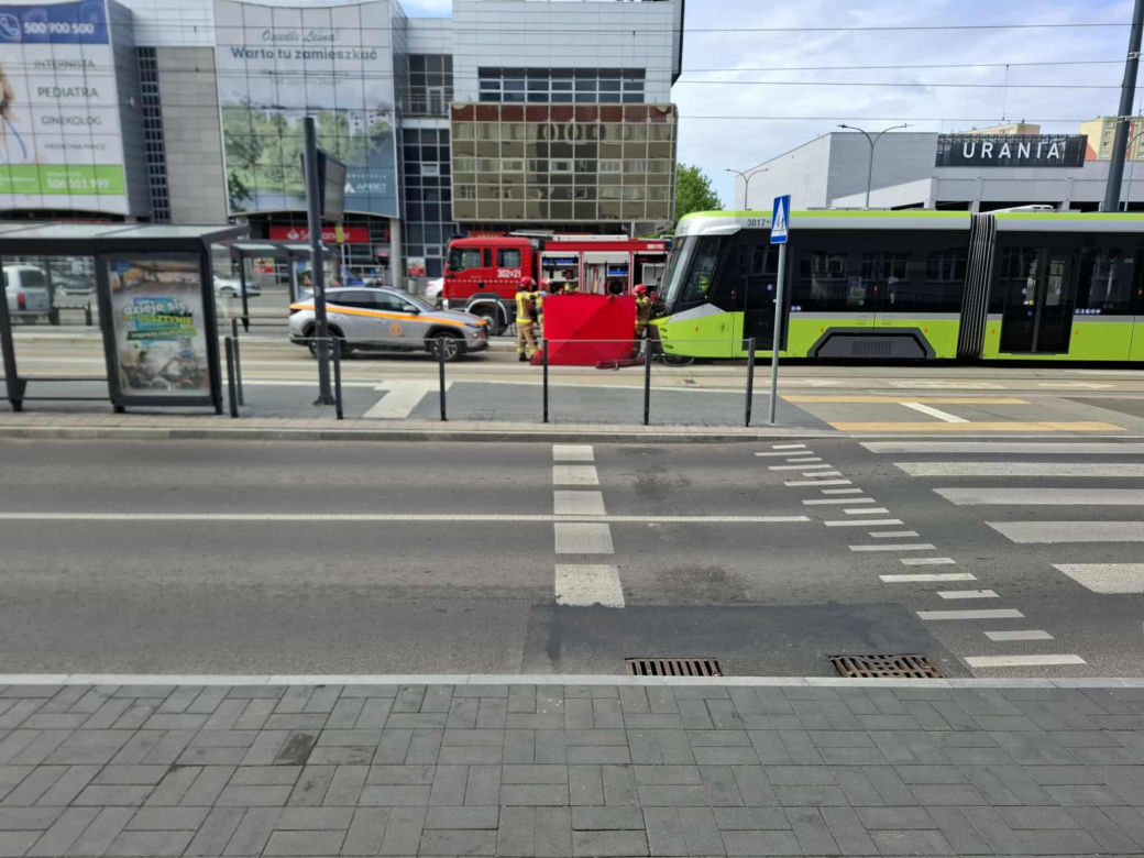 Tragedia w Olsztynie. Rowerzystka została potrącona przez tramwaj. Nie żyje