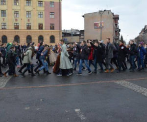 Polonez na placu Krakowskim w Zabrzu