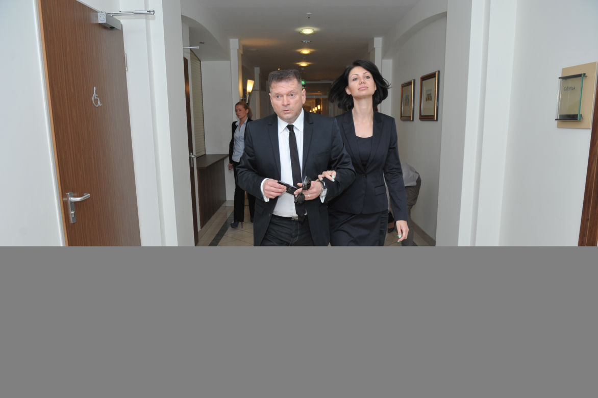 Krzysztof Rutkowski i Maja Plich