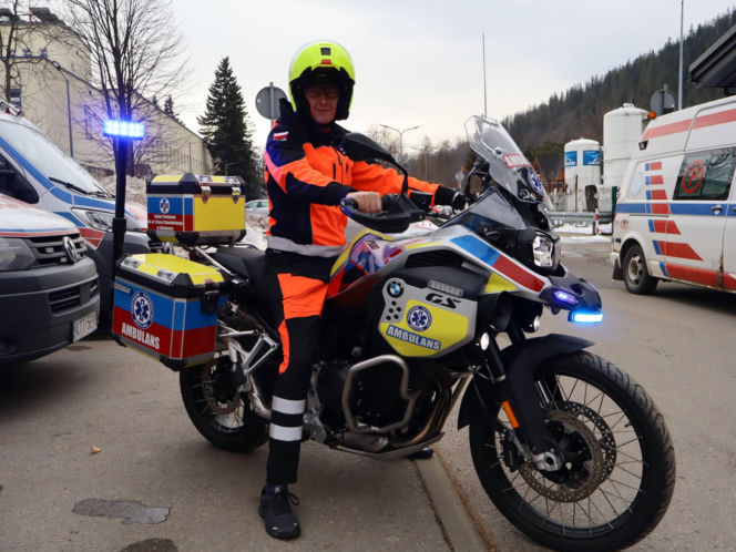Zakopane z pierwszym motoambulansem w Małopolsce. Szybciej do poszkodowanych w górach i korkach