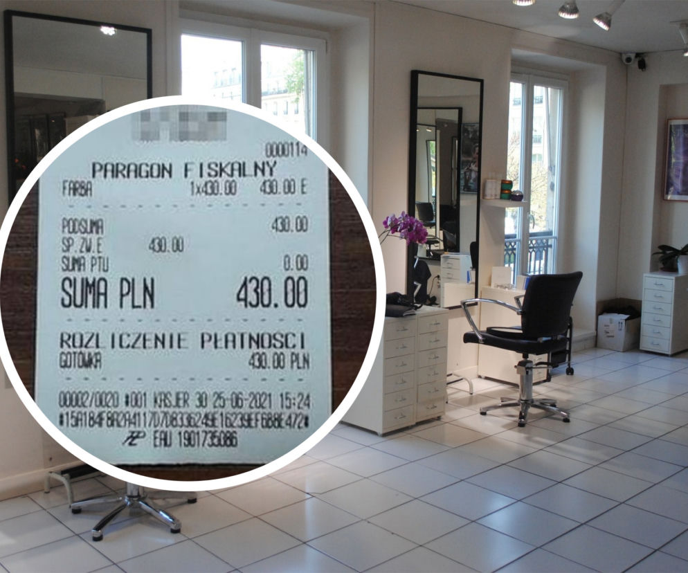 Szok po wizycie w warszawskim salonie fryzjerskim! Mama 14-latki opublikowała rachunek