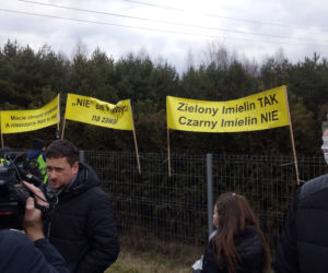 Protest w Imielinie